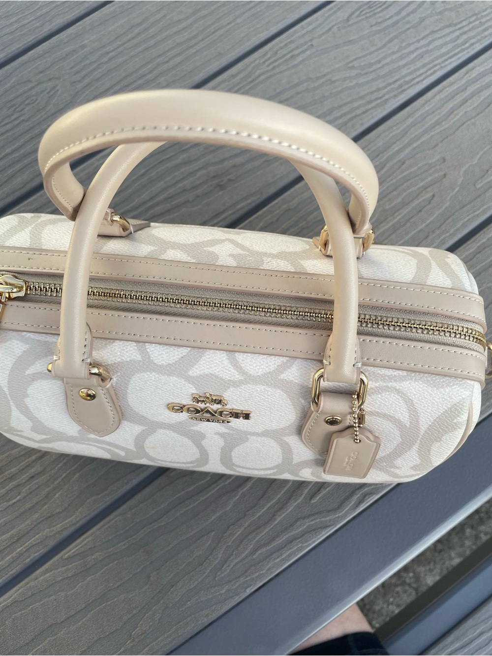 Coach Medium Signature Sketch Ivory Rowen - Picture 4 of 9